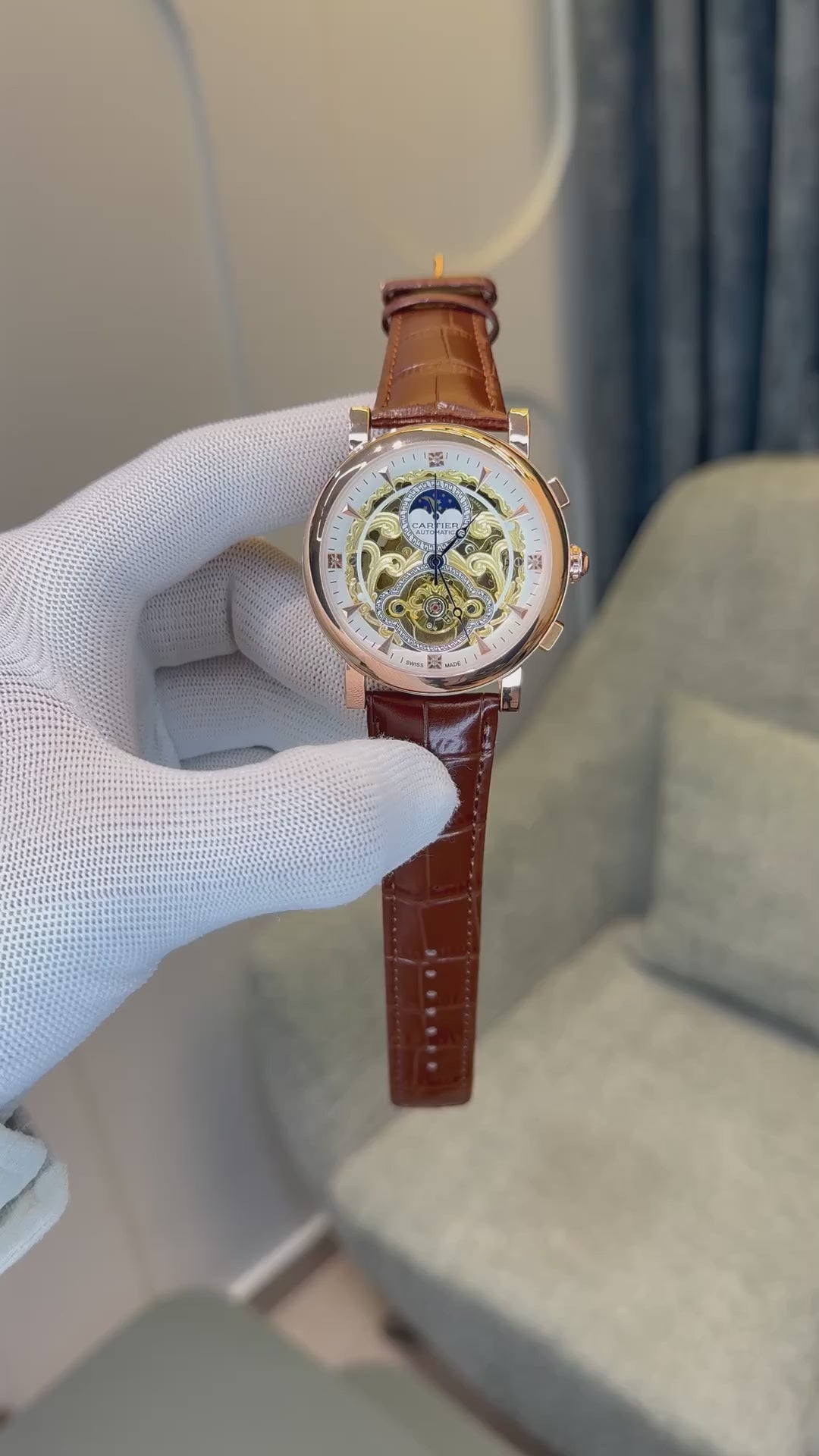 CARTIER ROYAL OPEN HEART SKELETON