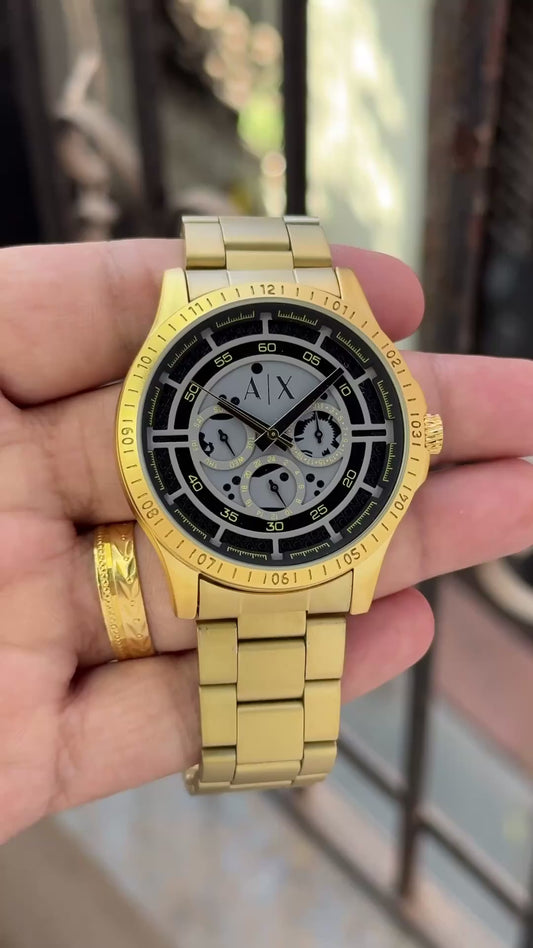 ARMANI EXCHANGE STORE ARTICLE FULL GOLD EDITION